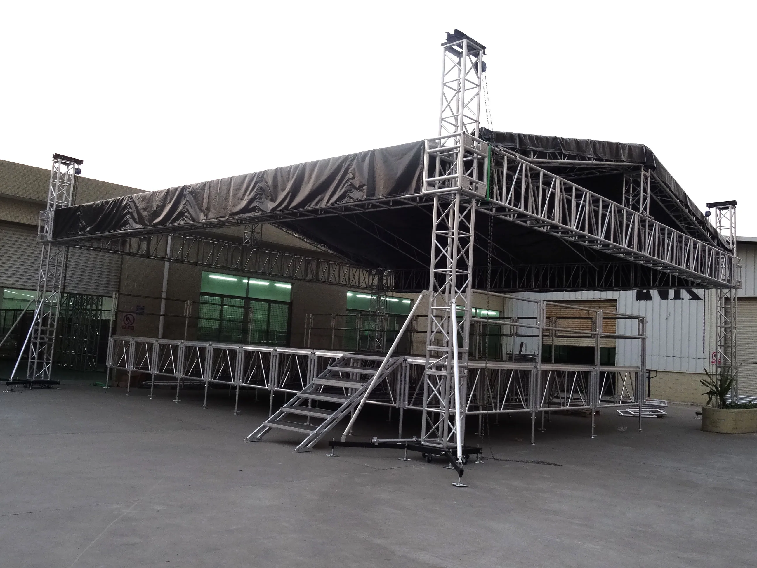 大型项目铝舞台屋顶帐篷桁架显示用于户外活动音乐音乐会