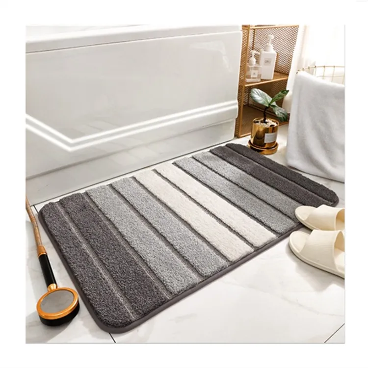 

Support Custom Creative home tools Non-slip Carpets In Wash Basin Bathtub Side Floor Rug Memory Foam Pad Bathroom Bath Mat