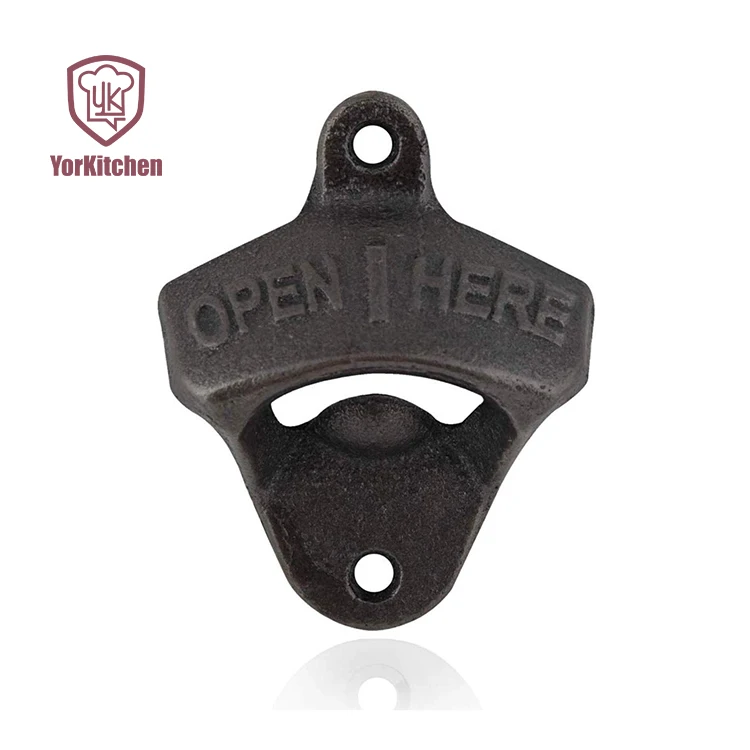 

Wall Mount Open Here Bottle Opener Vintage