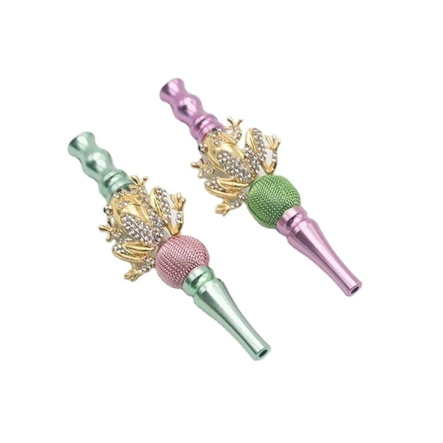 

2020 new style multicolor animal shaped hookah with diamond bong water pipe smoking herb in ice, As the picture