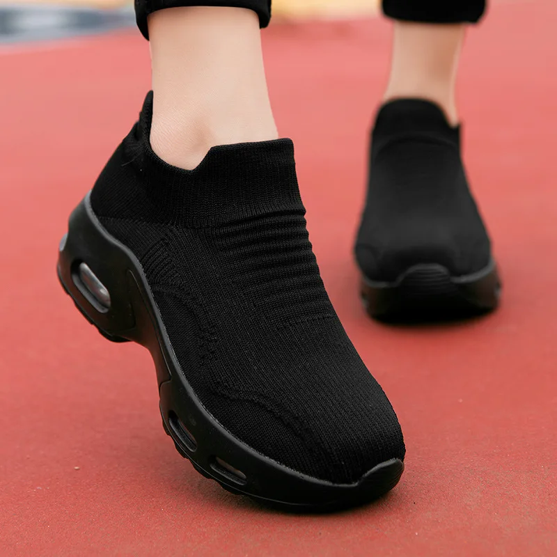 

Women Fashion Lightweight Sneakers Increase Shoes Outdoor Sports Shoes Breathable Student Shoes, Shown