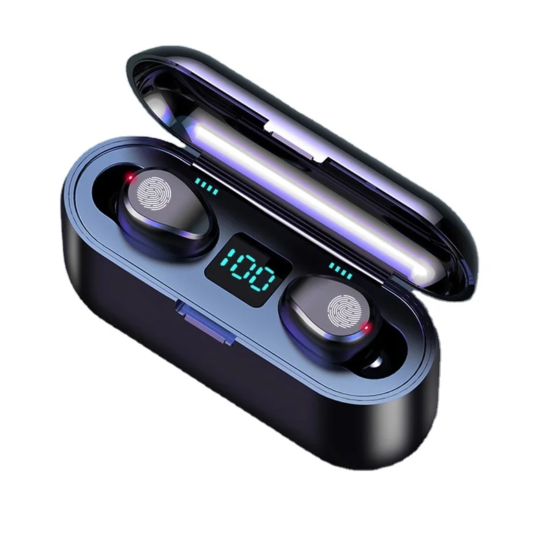 

2021 Best Selling F9 TWS Audifonos 8D Earphone in-ear Sport Waterproof Wireless Headphones Mini headset EARBUDS Gaming Headset