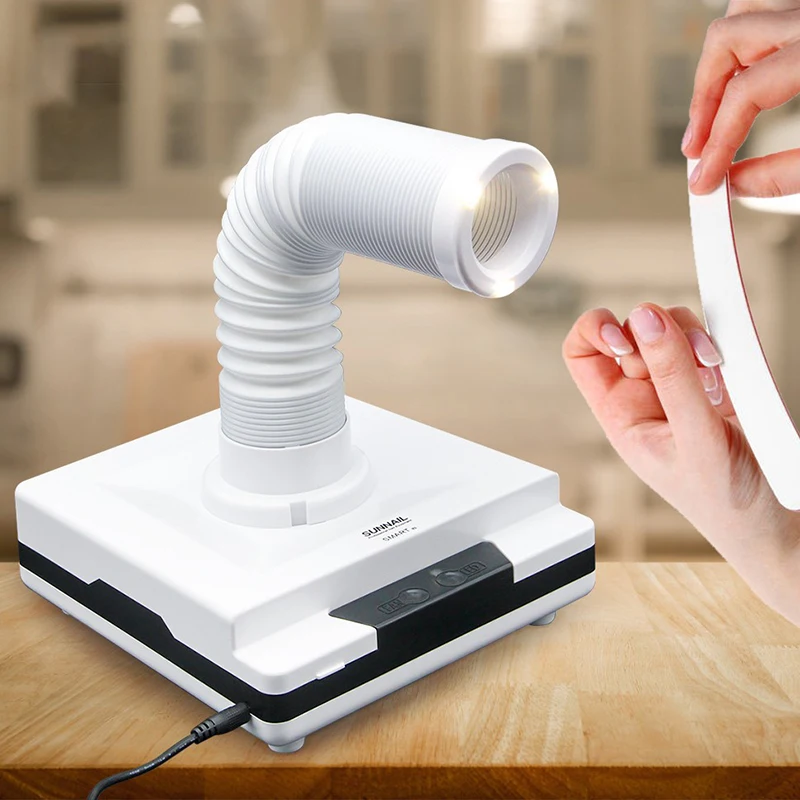 

Design nail dust extractor nail suction dust vent collector machine 60w electric nail vacuum dust collector for table