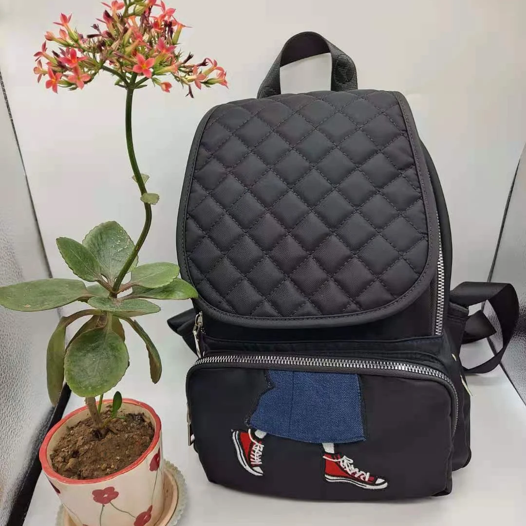 

Geometric PU Drawstring Backpack Fashion Backpack Bag For Girl Women