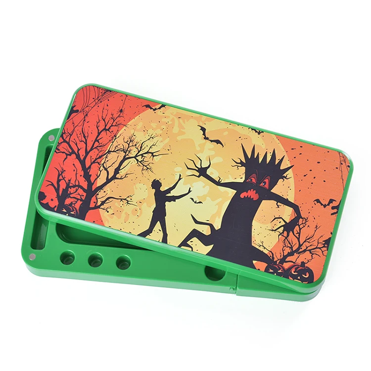 

JIJU JL-011z Custom ABS Rolling Tray With Grooves For Smoking Accessories