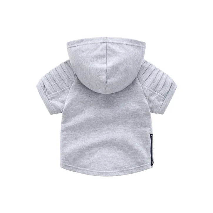 
2021 hot sale summer new design children casual plain hoodies pant set boys custom logo hoodie fashion kids boy clothing sets 