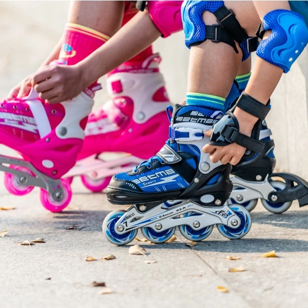 

EACH Inline Skates Customization 4 Wheels Roller Skates Adjustable Skate Roller For Kids Boys Girls