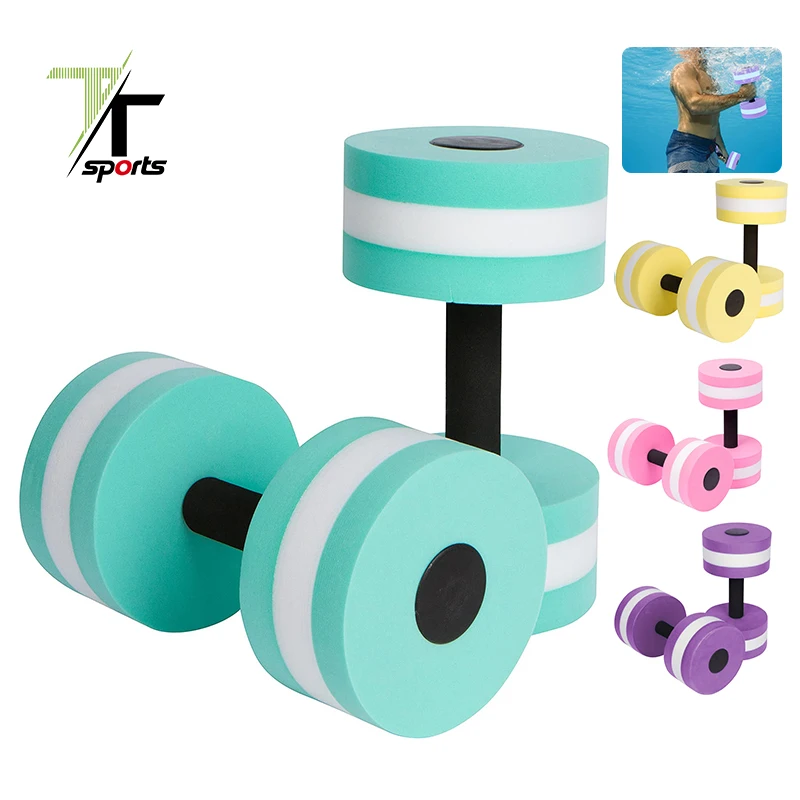 

TTSPORTS Fitness EVA Foam Dumbbell Water Weight Water Aerobics Dumbbell