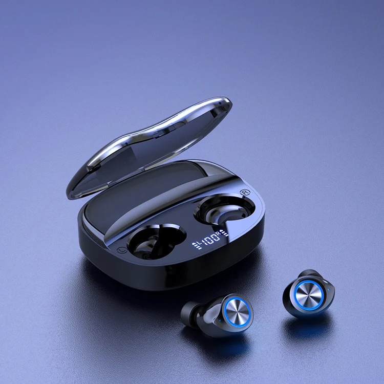 

LED Digital Display Bluetooths Earphone Earbuds for Sports Gaming TW90 TWS Wireless Earphones