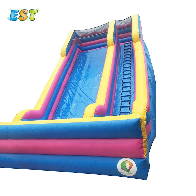 

China direct selling summer amusement inflatables durable giant inflatable water slide with fast delivery, Customized color