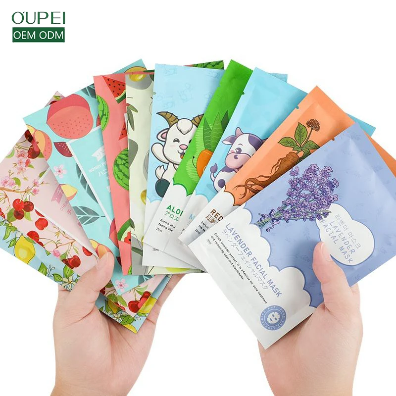 

Factory Wholesale OEM ODM Facial Mask 10 Flavors Private Label Plant Fruit Whitening Moisturizing Acne Anti-Aging Sheet Mask