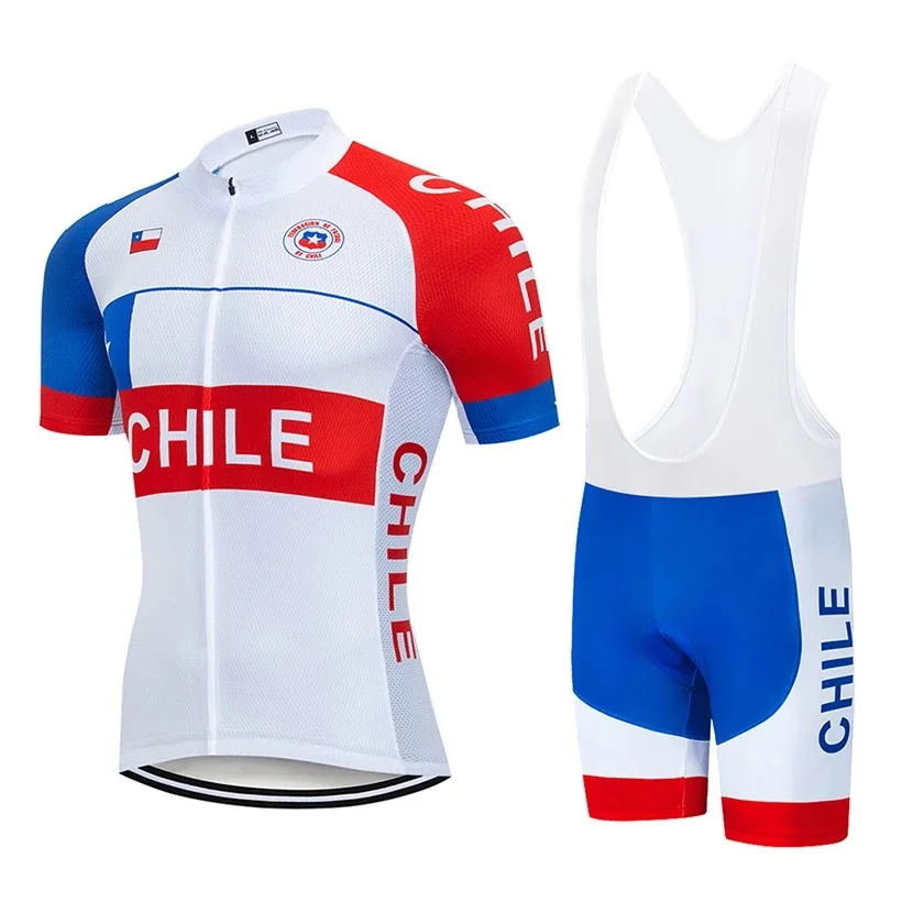 

Custom Chile breathable short sleeve quick dry zipper jersey cycling tops with back pocket and reflective logo, Customized color