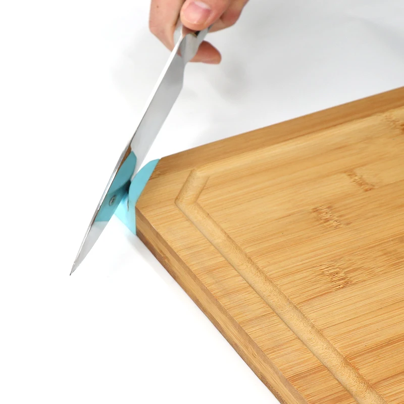 

10PCS/Set multifunction creative kitchen bamboo cutting board with knife sharpener for knifes, Any