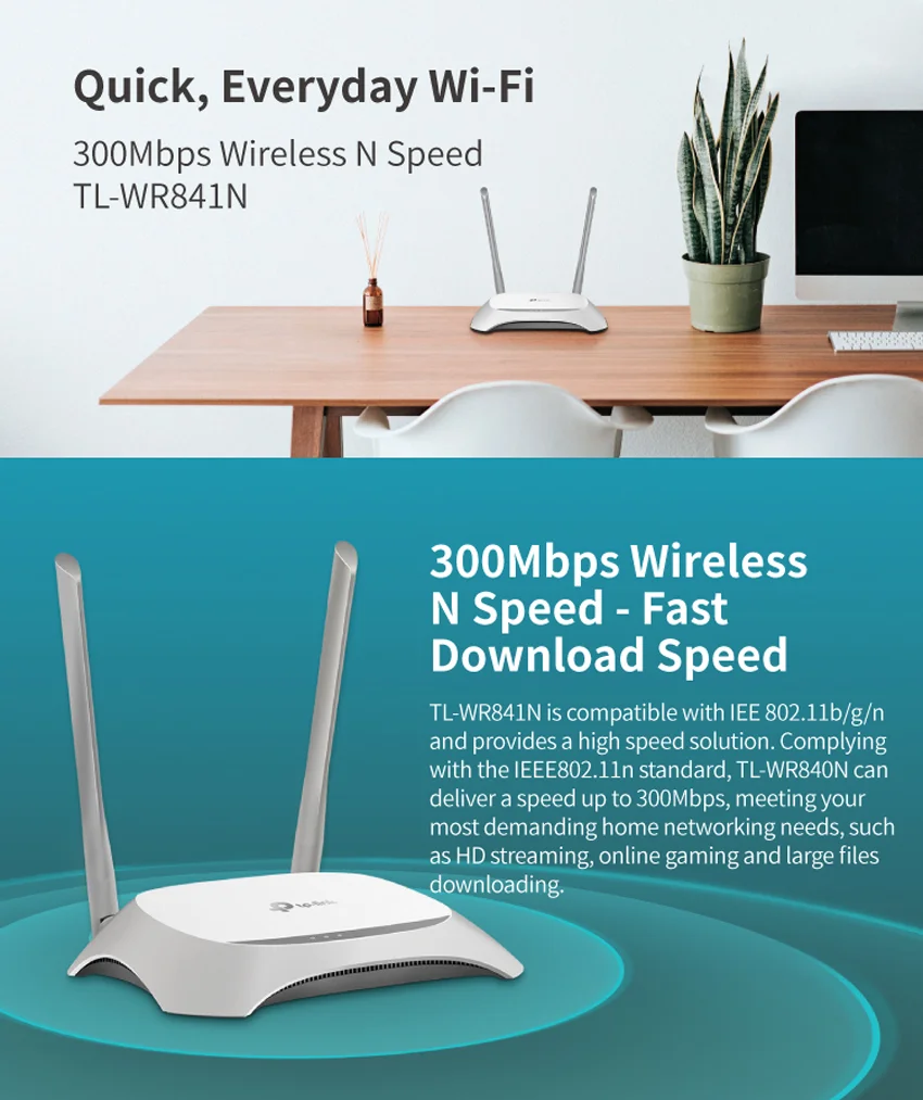 New 300Mbps Wireless N Router English Package Compatible with IPV6 