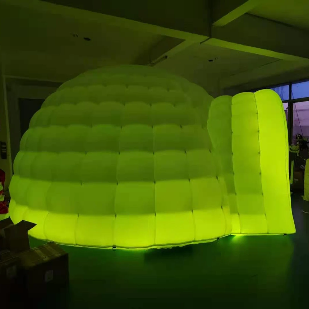 

LED Inflatable Cube Tent inflatable dome tent for adult Party, Customized