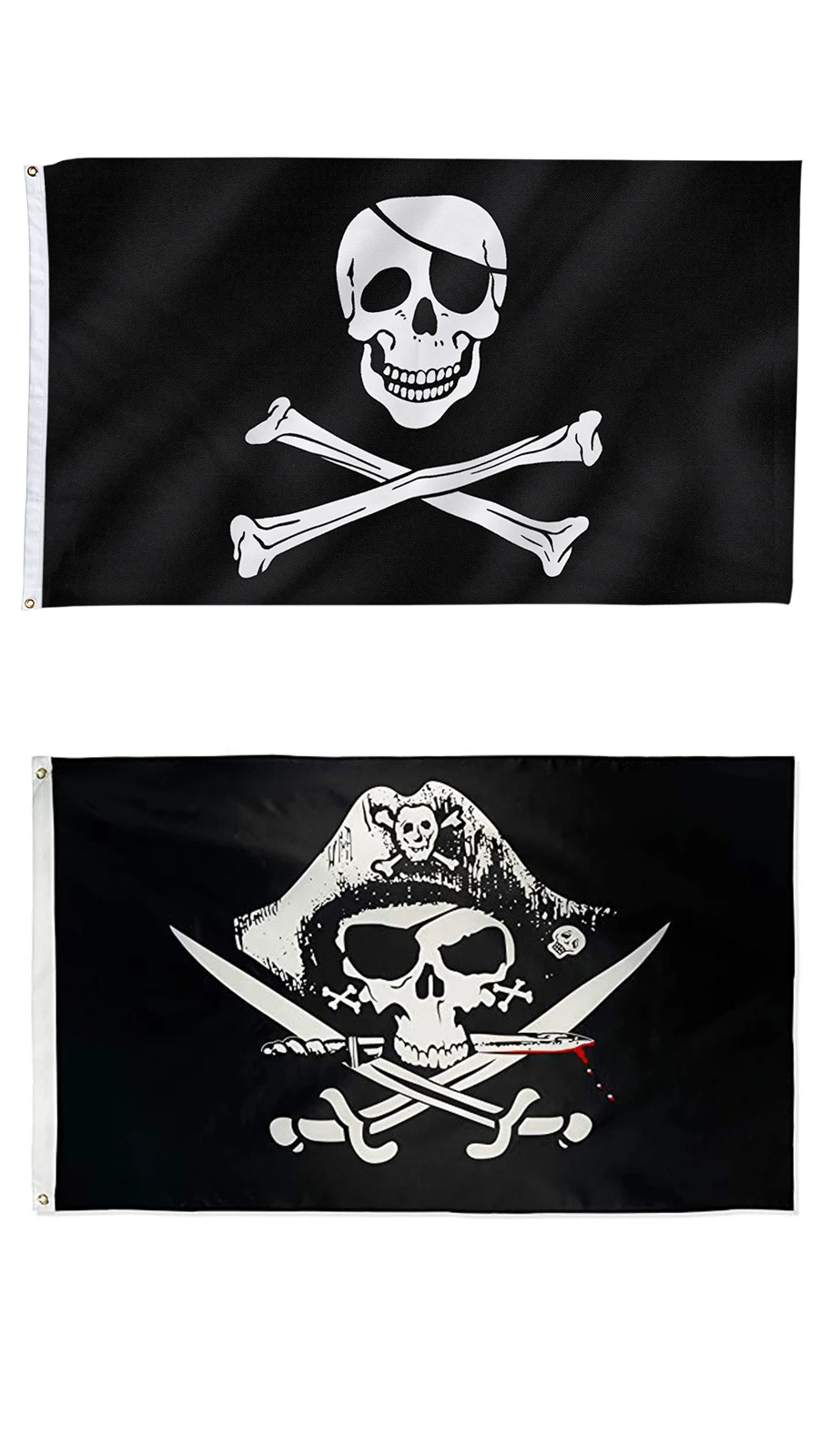 Pirate Jack Rackham Flag Jolly Roger And Crossbones 3 By 5 Ft Bones ...