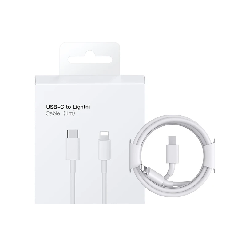 

Original PD Cable For iPhone USB C to Lighting Cable 20W Fast Charging PD Cable 20w Charger For iPhone, White