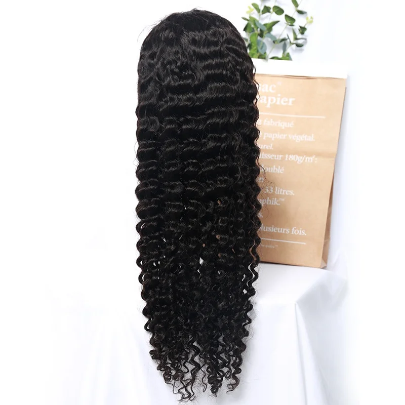 

Brazilian Hair Glueless Natural Color 150% Density Loose Curl Style Virgin Haman Hair Wig 13X4 Lace Front Wig for Black Women