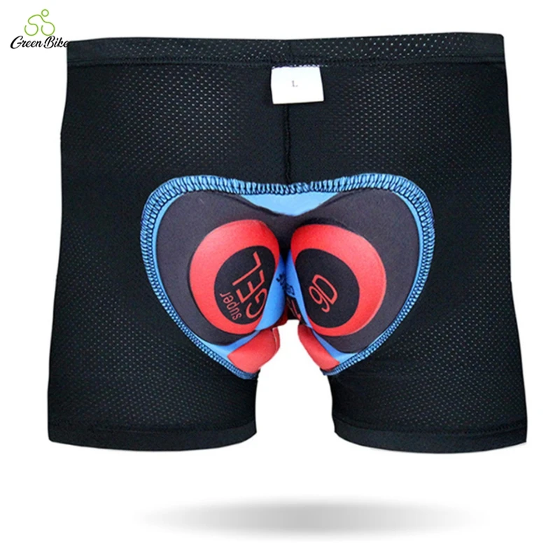 

Men Women Gel Padded Accessories MTB Bike Shorts Underwear Mesh Fabric Riding Bicycle Cycling Underwear Downhill Shorts, Black