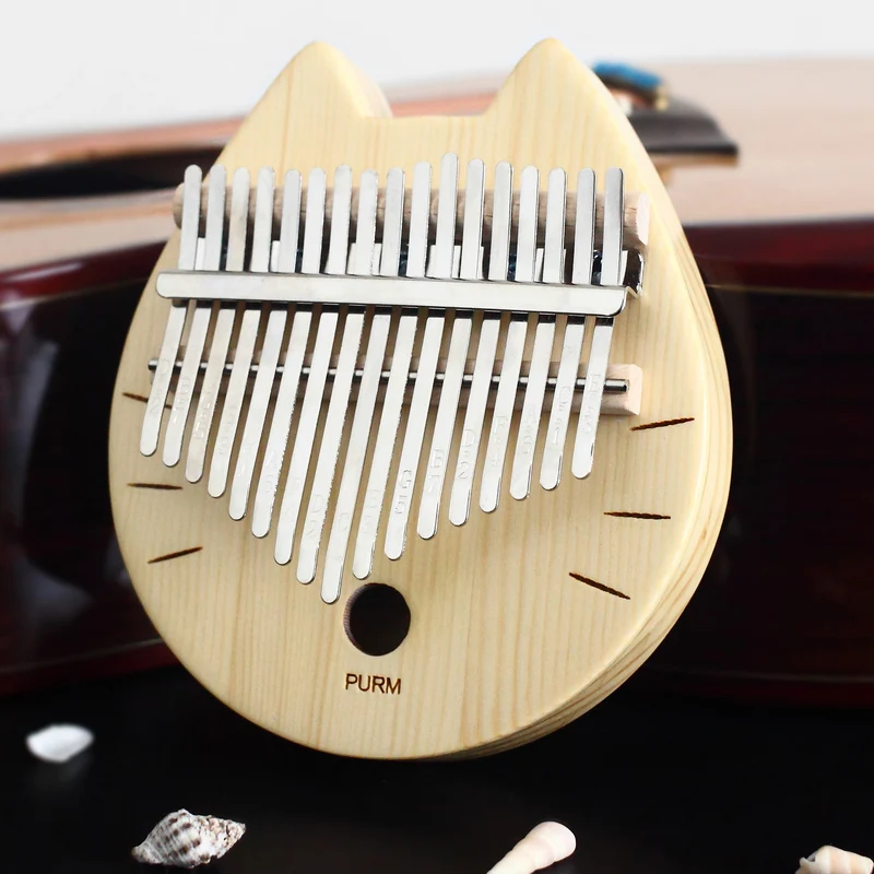 
High Quality hot sale kalimba musical instrument 17 keys solid hand drum piano Sanza kalimba Thumb for gifts 
