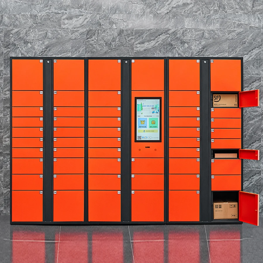 
Accept Customized Smart Parcel Locker Intelligent Parcel Delivery Locker In Multi-language 