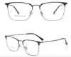 Custom made unisex fashion glass stainless steel eye glasses metal optical eyewear prescription spectacle eyeglasses frames