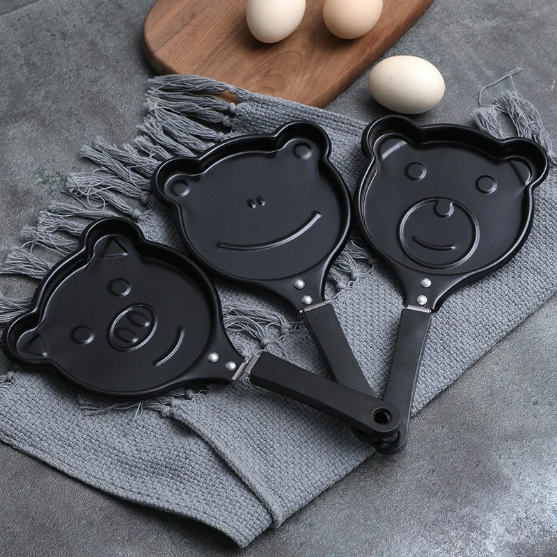 

Mini cartoon omelette maker egg frying pan kitchen cooking pots pans, As the picture