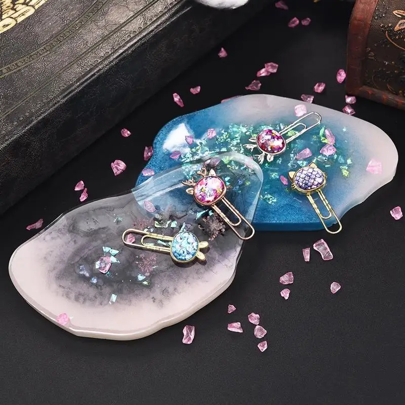 

Aibeads Resin Silicone Molds UV Epoxy Pressed Flower Cloud Shape Molds For Jewelry Making Tools DIY Coaster Craft, White