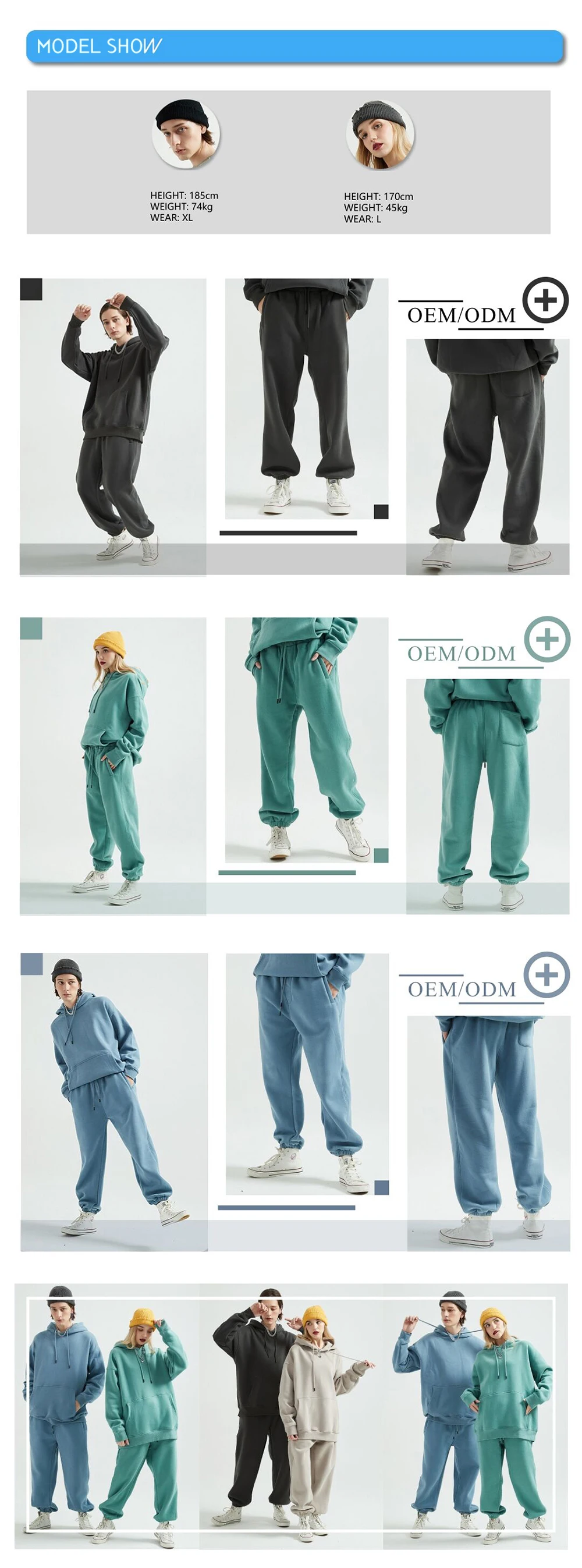 stacked sweatpants bootcut