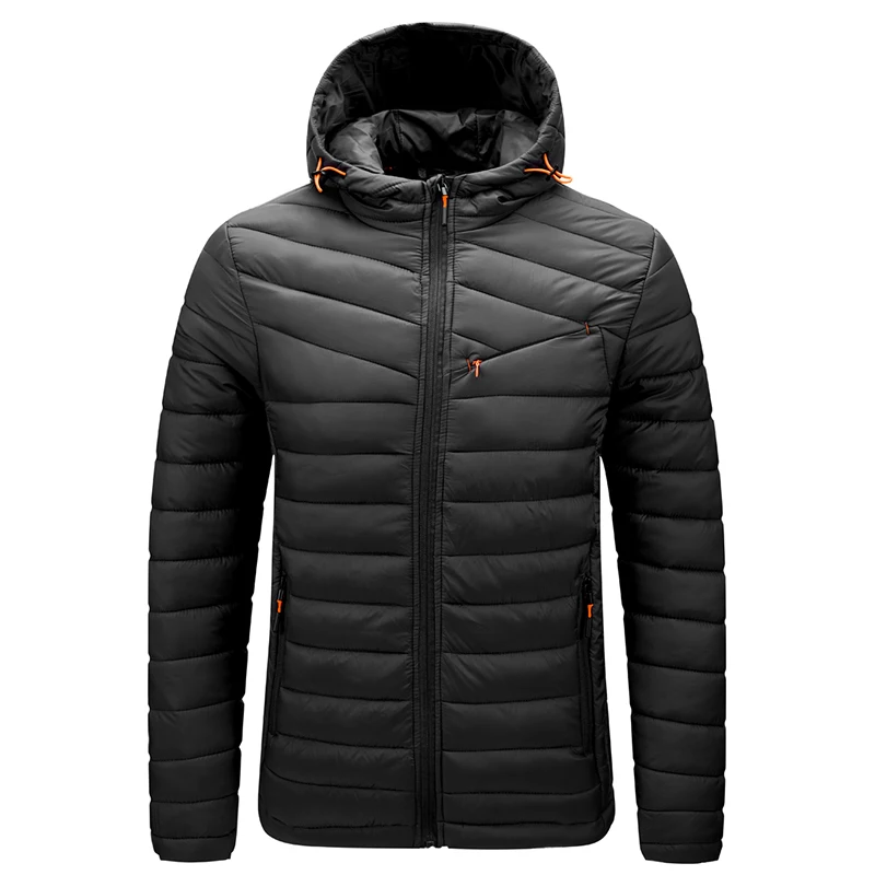 

OEM Custom Factory Quilted Puffer Padding Cotton Jacket Winter Hooded Mens Jackets