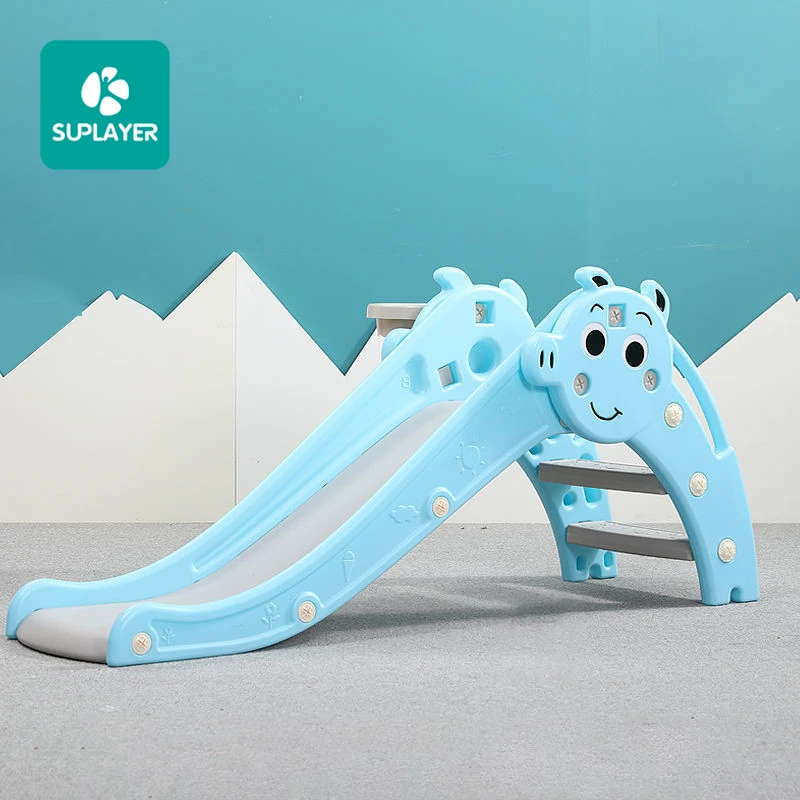 

SUPLAYER 1 MOQ Shipped Within Three Days E-commerce Hot Sell C-KTXZHT001 Kids Slides, Blue/pink/customized color