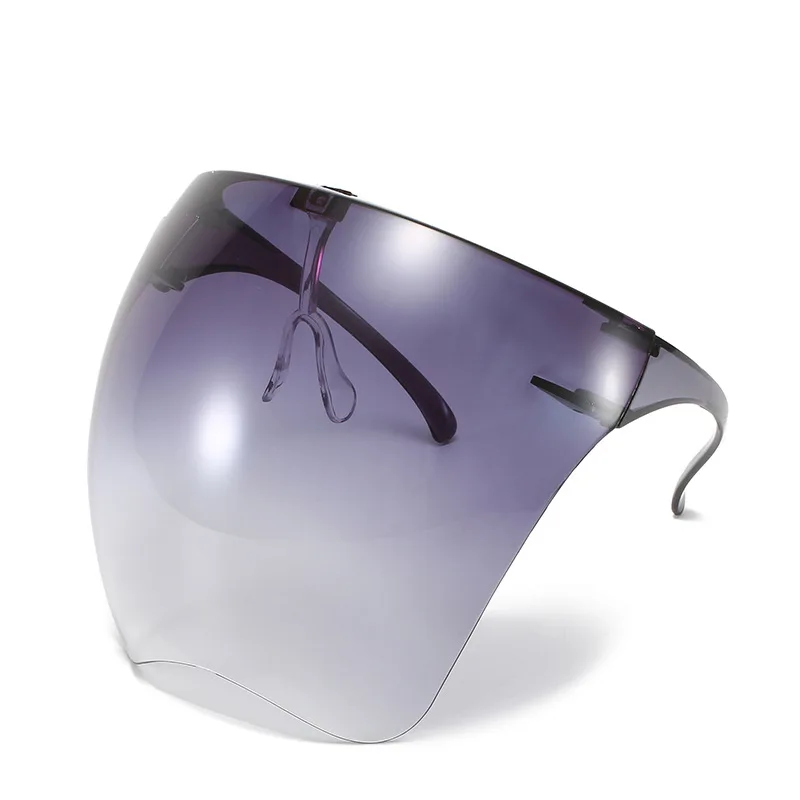 

Custom logo fashionable plastic full protection sunglasses 2021 women men clear transparent anti fog face shield glasses, 8 colors