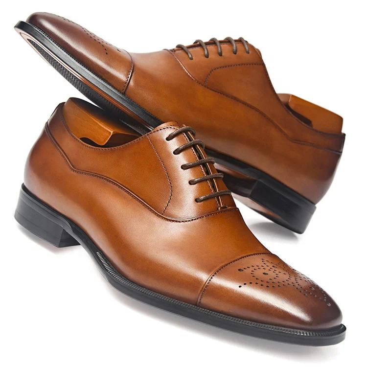 

China wholesale italian designer Italy Leather men high grade dress shoes for men