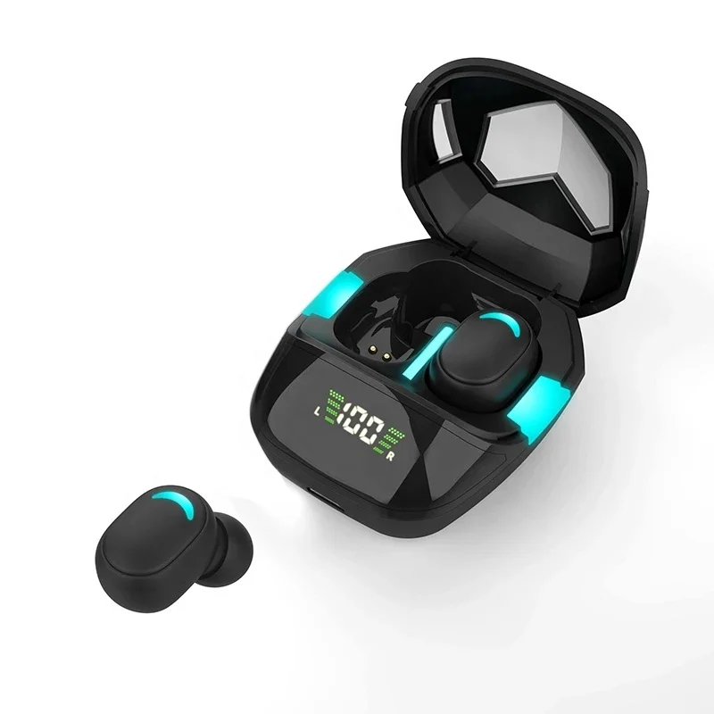 

New 3D Stereo Sound G7S TWS BT 5.0 Earphones true Wireless Headset Waterproof headsets Headphones With charging case, Black