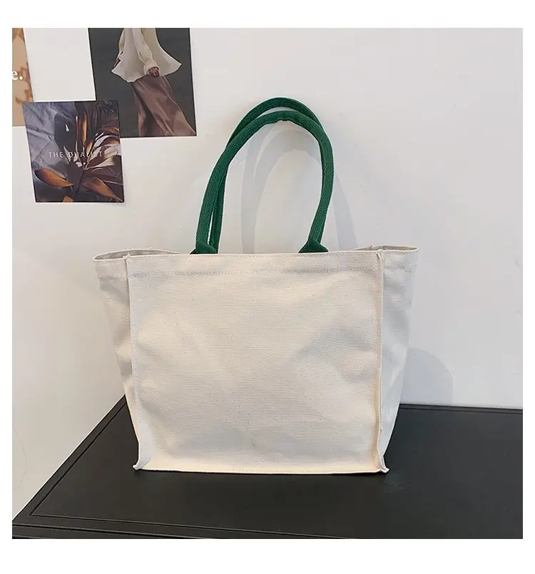 

Customized design letter graffiti reusable one shoulder mashup tote shopping bag, Any color are available