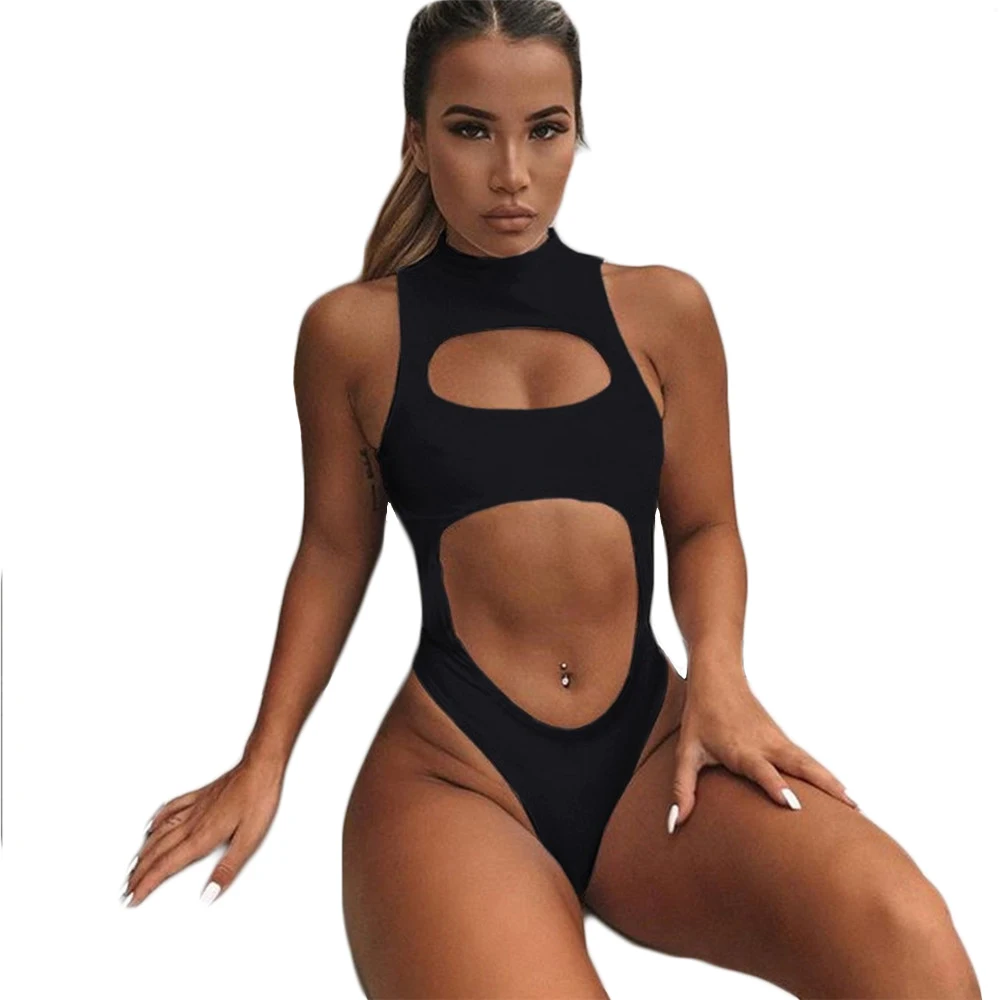 

OEM ODM Maillot De Bain Bresilien Swimwear Beachwear One Piece Sexy Girl Bikini Women One Piece Holes Swimsuit Bathingsuits