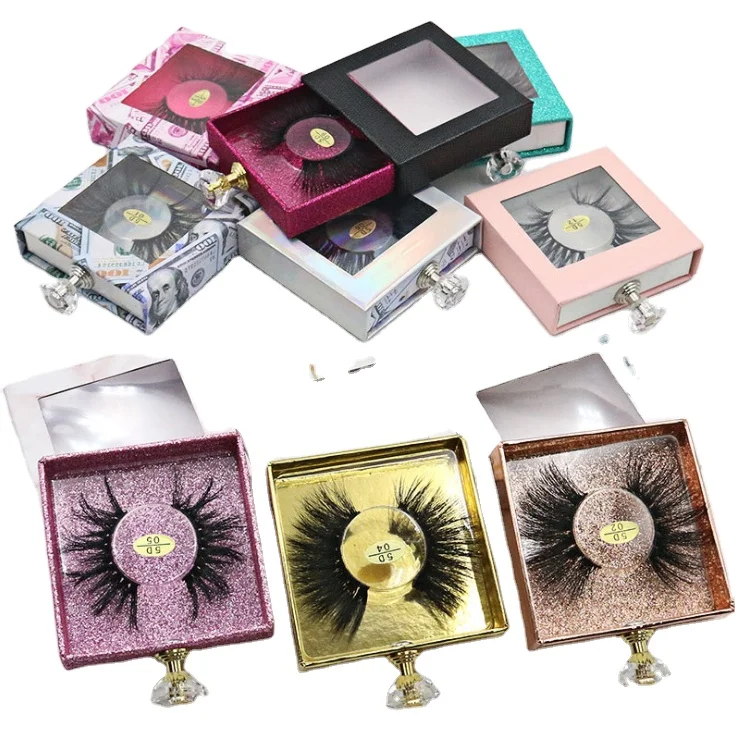 

2021 new arrivals eyelash New Design Custom Eyelash Packing Set 3d Mink False Eye Lashes, Black color