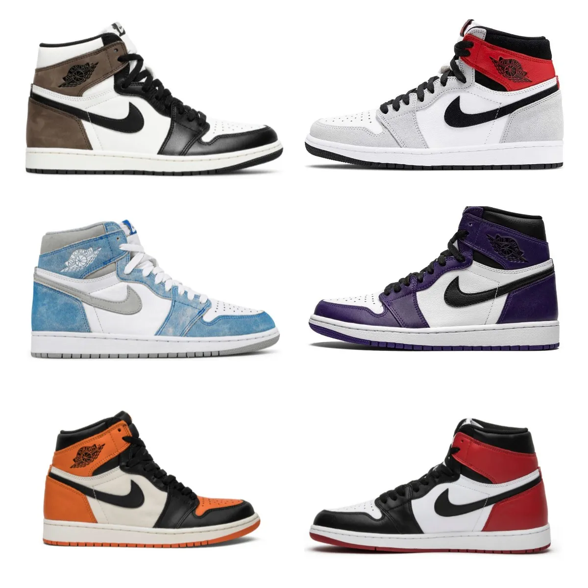 

Men's Fashion Sneakers High Quality Jordan Shoes Aj1 Jordan Sneakers Men'S Nike Mid Air Jordan 1 Retro Basketball Nike Shoes