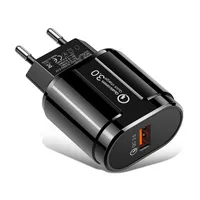 

New Arrival QC3.0 Fast Wall Charger Adapter for Phone EU US UK Plug Qualcomm Quick Charge 3.0 Travel / Wall charger