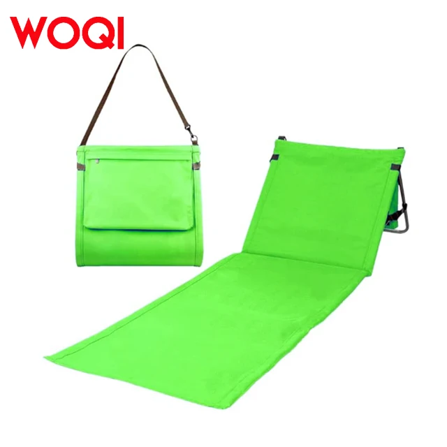 WOQI Lightweight Custom Folding Lounge Chair for Outdoor Camping and Workshop with Back Support Floor Feature