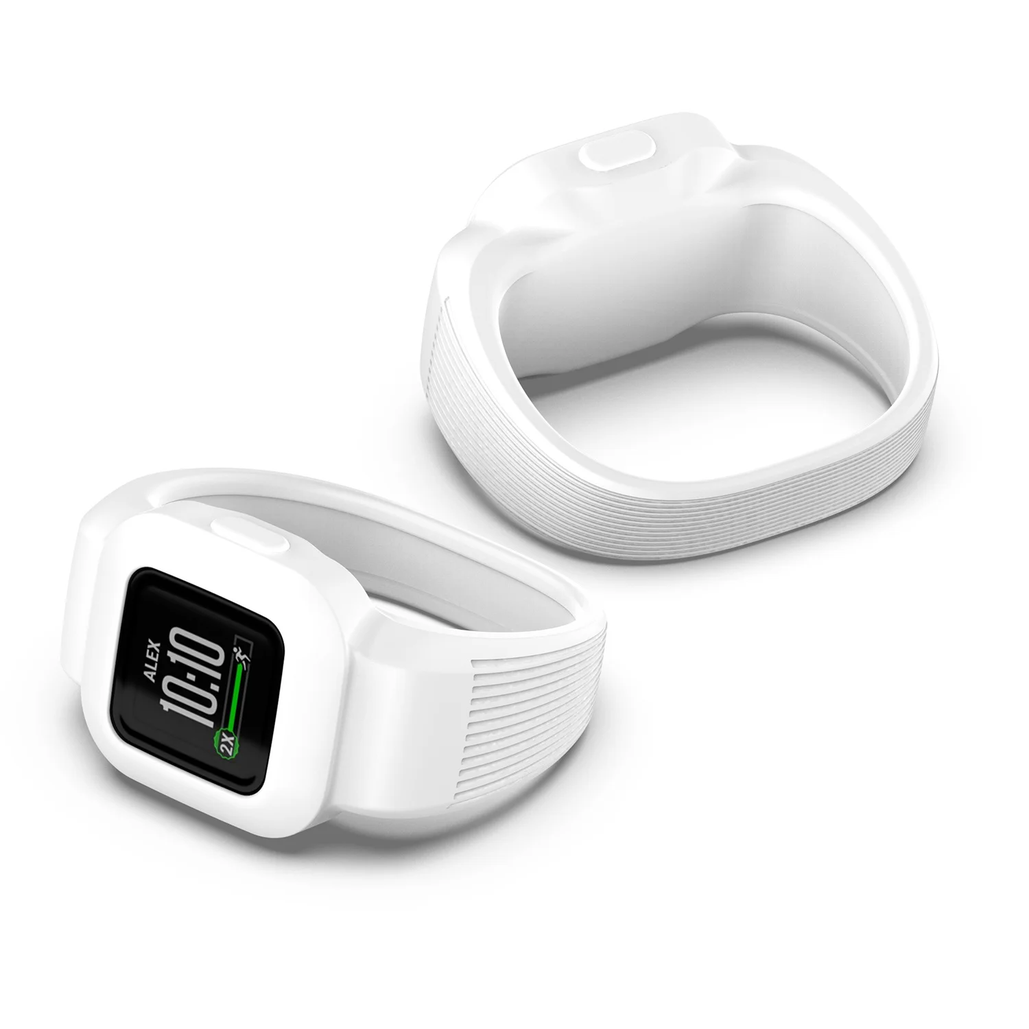 

Smart Watch Strap Silicone Band Replacement For Garmin Vivofit Jr.3 Strap Without Buckle for GarminFit JR3