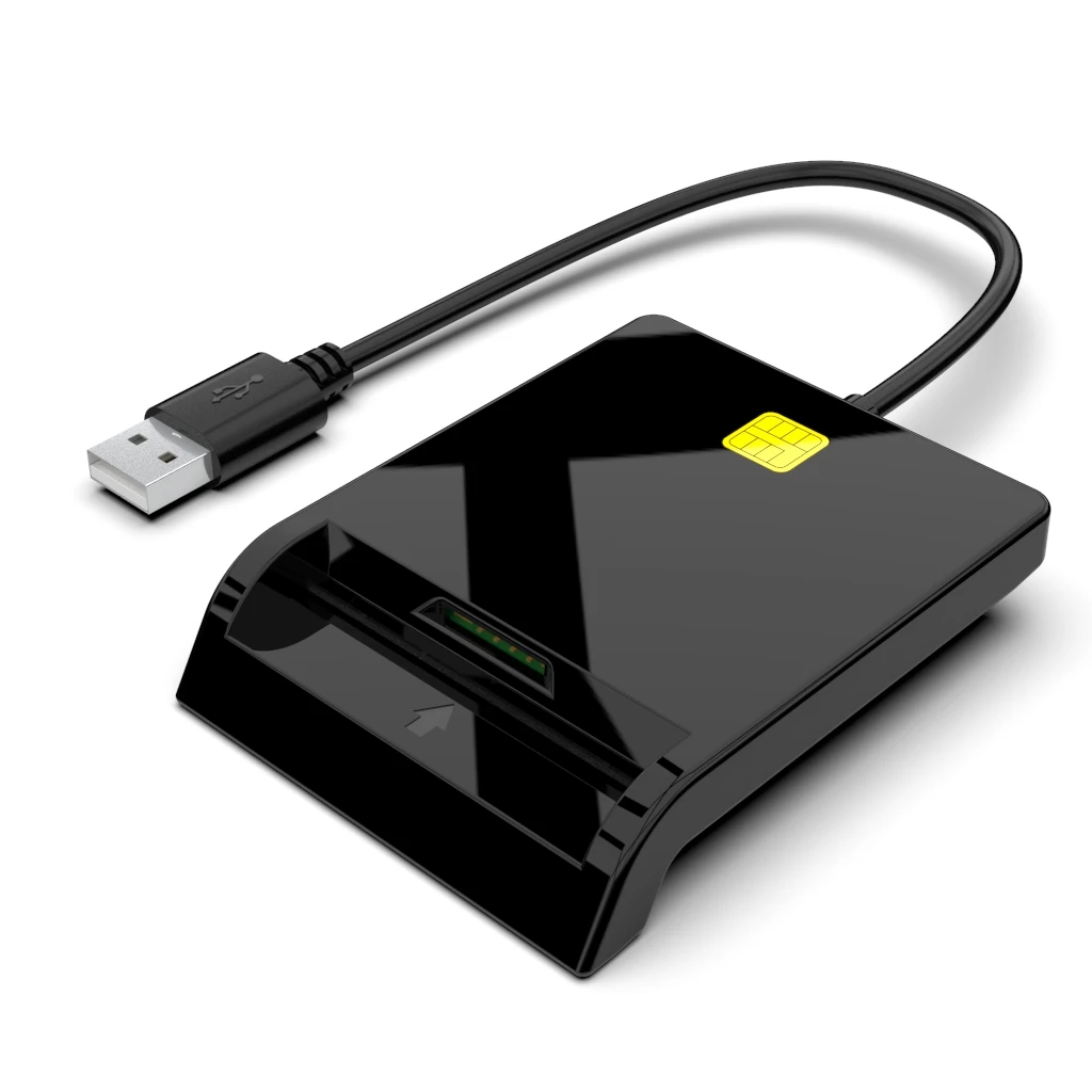 Hottest Single USB Credit Card Reader Writer IC ID ATM SIM Chip Card Reader MMC/CAC/IC Card - ANKUX.COM