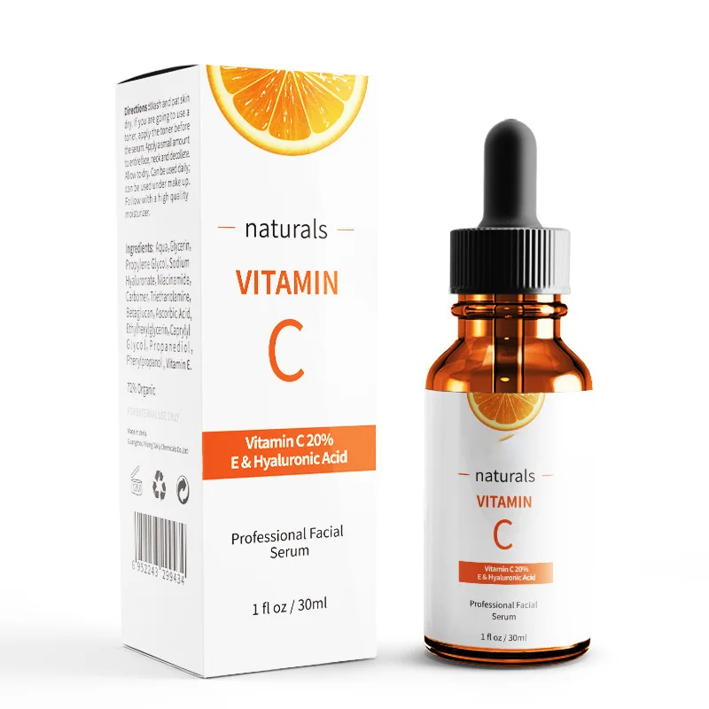 

Vitamin C 20% Serum Anti -Aging Anti-Wrinkle Facial Serum with Hyaluronic Acid for new serum, Transparent