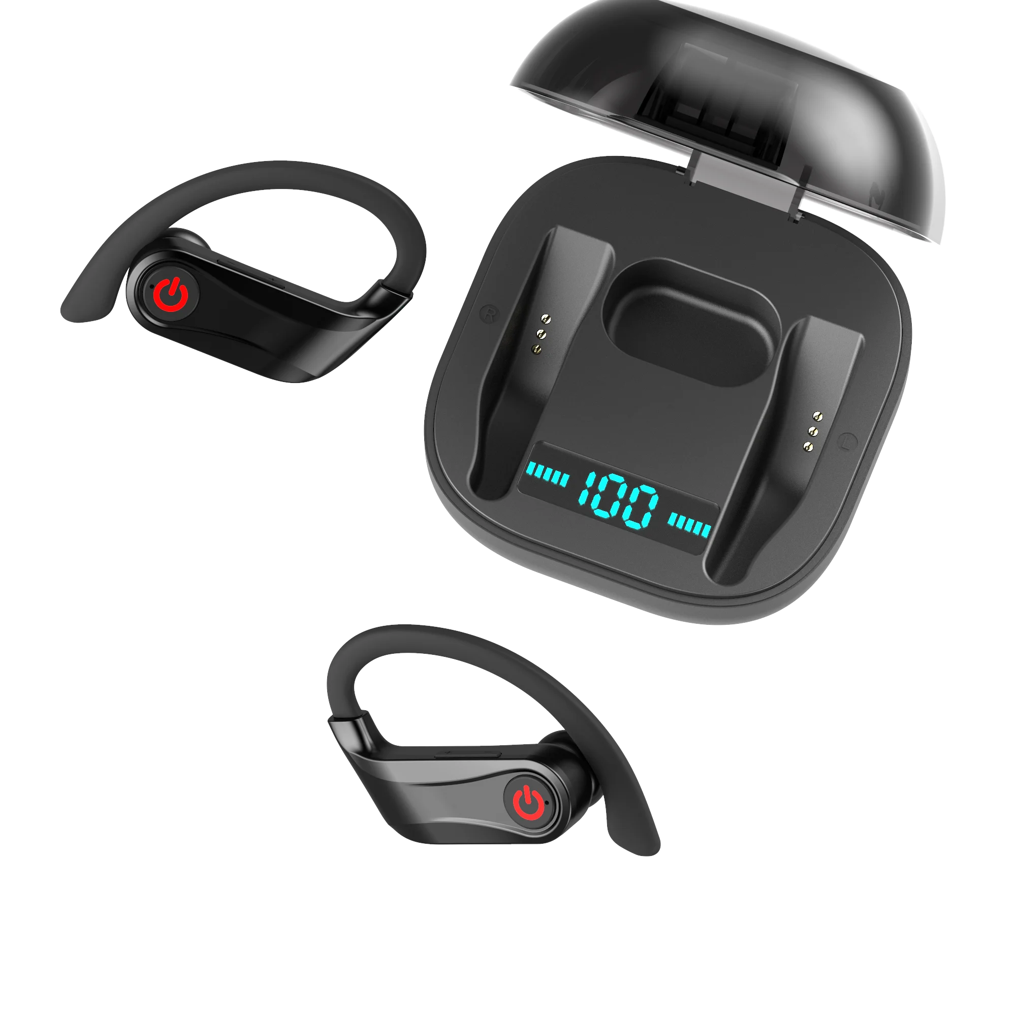 

New Wireless Earphones Stereo Headset Sports Tws Bt Earphones for Mobile Phone