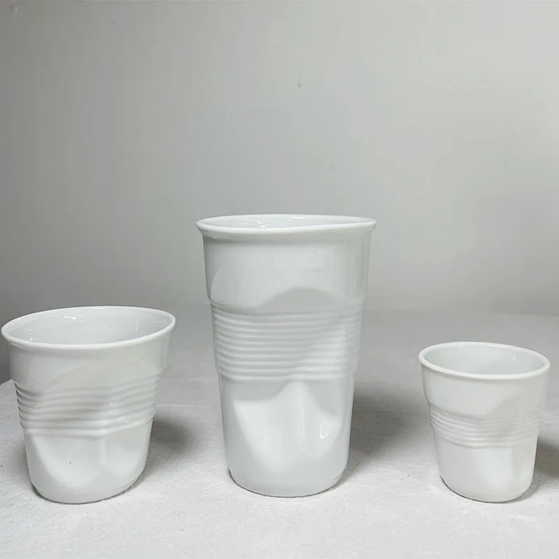 

Creative personality irregular ceramic coffee cup, As shown