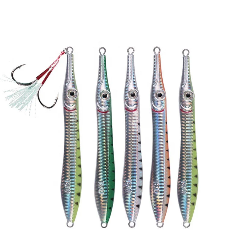 

OEM and on stocks sea fishing mullet iron plate boat fishing jigging lure 150g 200g mullet metal jig bait lead bait, 8 colors