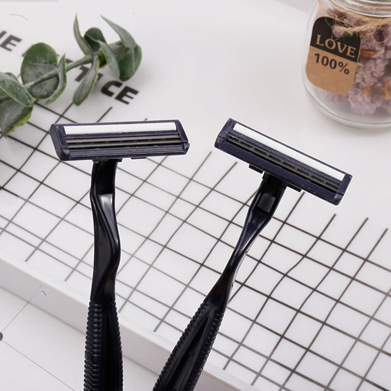 

Free shipping Twin Blade With Display card package razor shaving blade, White/black/blue/green