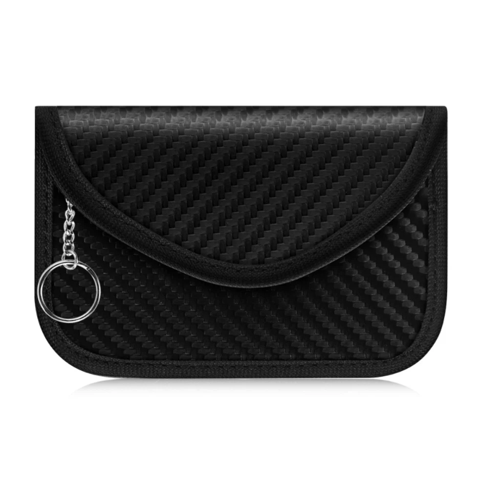 

Faraday Cage Shield Car Key Fob Signal Blocking Pouch Bag, Black, red, blue