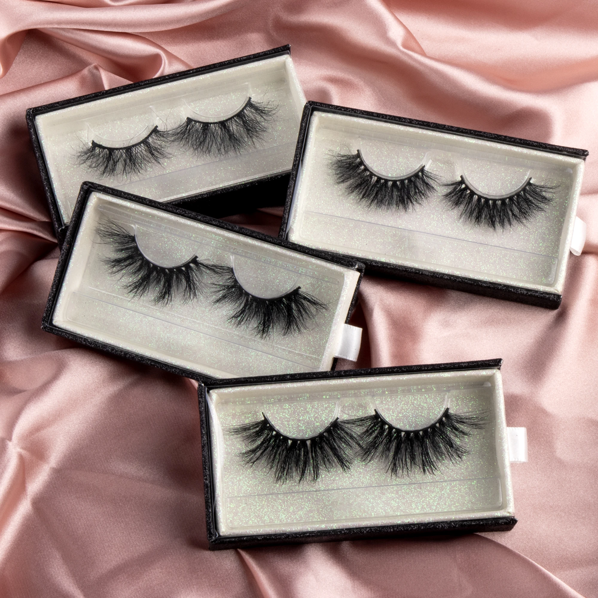 

Worldbeauty luxury 3d mink bulk 100% mink and 10 pair false and mink eyelashes individual, Natural black