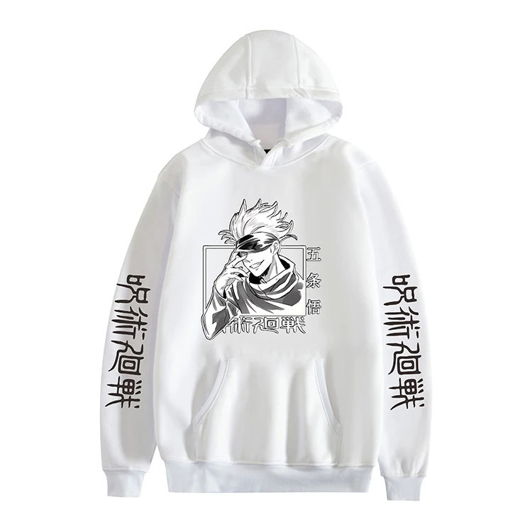 

Anime clothes hoodie men fashion jujutsu kaisen printed women loose sweatshirt oversized couple unisex hoodies